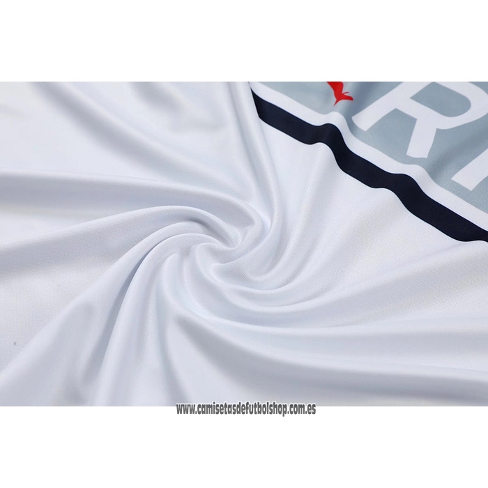 Camiseta de Entrenamiento Paris Saint-Germain 22-23 Sin Mangas Blanco y Gris